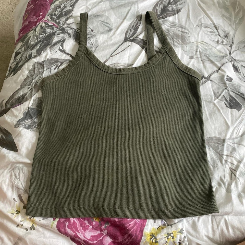 Army Green Tank top